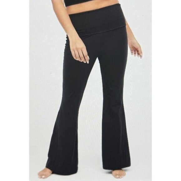 Offline by Aerie OG Super Flare Leggings High Rise Fold over Small Short - Picture 1 of 11